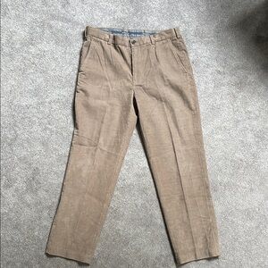Men's Dark Tan Corduroy Pants